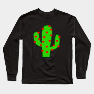 Cactus In Love Long Sleeve T-Shirt